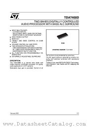 TDA7468D datasheet pdf ST Microelectronics