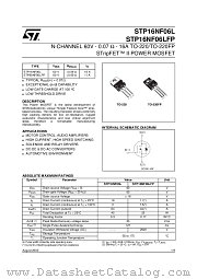 STP16NF06L datasheet pdf ST Microelectronics