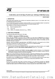 ST10F280 datasheet pdf ST Microelectronics