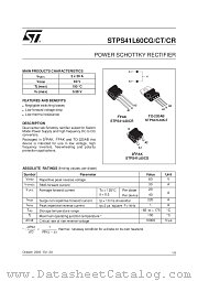 STPS41L60CR datasheet pdf ST Microelectronics