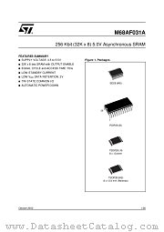 M68AF031A datasheet pdf ST Microelectronics