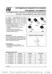 STB12NM50FD-1 datasheet pdf ST Microelectronics