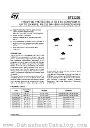 ST3222EBDR datasheet pdf ST Microelectronics