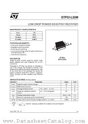 STPS1L30M datasheet pdf ST Microelectronics