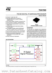 TDA7580 datasheet pdf ST Microelectronics