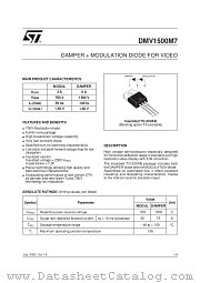 DMV1500M7 datasheet pdf ST Microelectronics