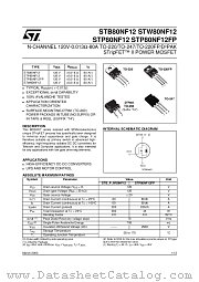 STP80NF12FP datasheet pdf ST Microelectronics