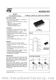ACS302-5T3 datasheet pdf ST Microelectronics