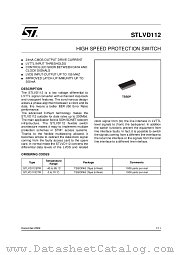 STLVD112BTR datasheet pdf ST Microelectronics