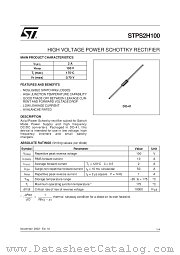 STPS2H100 datasheet pdf ST Microelectronics