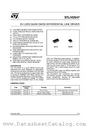 STLVDS47BD datasheet pdf ST Microelectronics