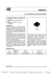 STM7E1A datasheet pdf ST Microelectronics