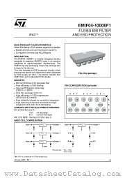 EMIF04-10006F1 datasheet pdf ST Microelectronics