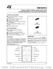 TSM104WAID datasheet pdf ST Microelectronics