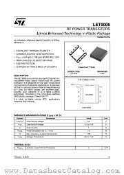 LET9006 datasheet pdf ST Microelectronics
