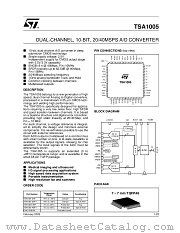 TSA1005-40IF datasheet pdf ST Microelectronics