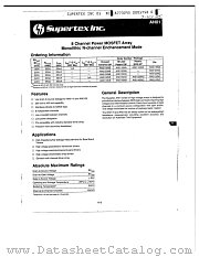 AN0116NA datasheet pdf Supertex Inc