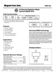 DN3135 datasheet pdf Supertex Inc
