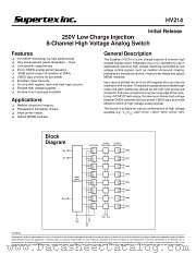 HV214X datasheet pdf Supertex Inc