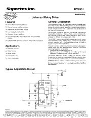 HV9901P datasheet pdf Supertex Inc
