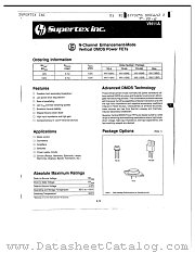 VN1106ND datasheet pdf Supertex Inc