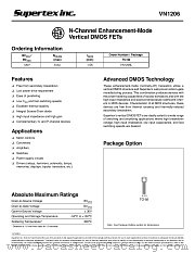 VN1206 datasheet pdf Supertex Inc