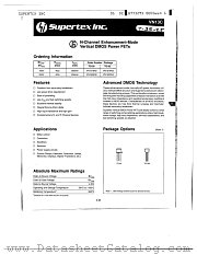 VN1320N3 datasheet pdf Supertex Inc