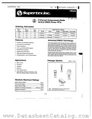 VP0210N3 datasheet pdf Supertex Inc
