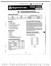 VP0206N7 datasheet pdf Supertex Inc