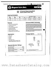 VP1116N1 datasheet pdf Supertex Inc