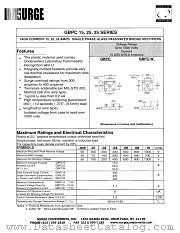 GBPC15 datasheet pdf Surge Components