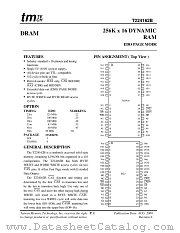 T224162B-45 datasheet pdf Taiwan Memory Technology