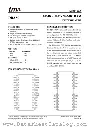 T2316160A-45 datasheet pdf Taiwan Memory Technology