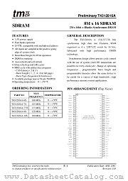 T4312816A datasheet pdf Taiwan Memory Technology