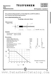 AC160B datasheet pdf TELEFUNKEN