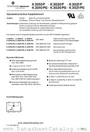 K3010P datasheet pdf TELEFUNKEN