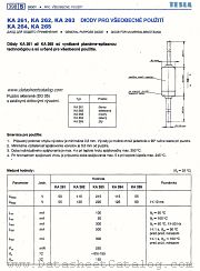 KA265 datasheet pdf Tesla Elektronicke