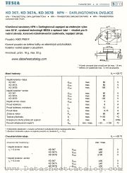 KD367A datasheet pdf Tesla Elektronicke