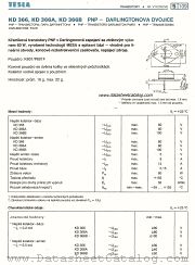 KD366B datasheet pdf Tesla Elektronicke