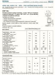 KFW17A datasheet pdf Tesla Elektronicke