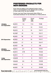 BLY88T datasheet pdf Texas Instruments