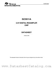 GC3011A datasheet pdf Texas Instruments
