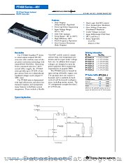 PT4663 datasheet pdf Texas Instruments