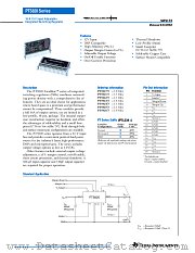 PT5821 datasheet pdf Texas Instruments