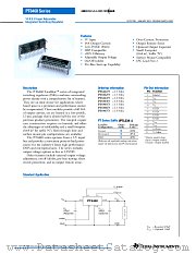 PT6463 datasheet pdf Texas Instruments