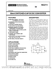 REG711-27 datasheet pdf Texas Instruments