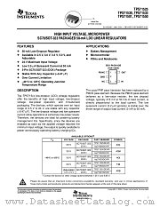 TPS71533 datasheet pdf Texas Instruments
