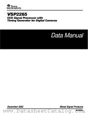VSP2265 datasheet pdf Texas Instruments