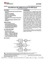 ADC12DC080 datasheet pdf Texas Instruments