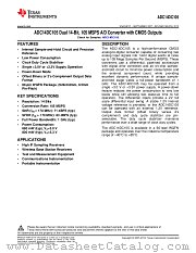 ADC14DC105 datasheet pdf Texas Instruments